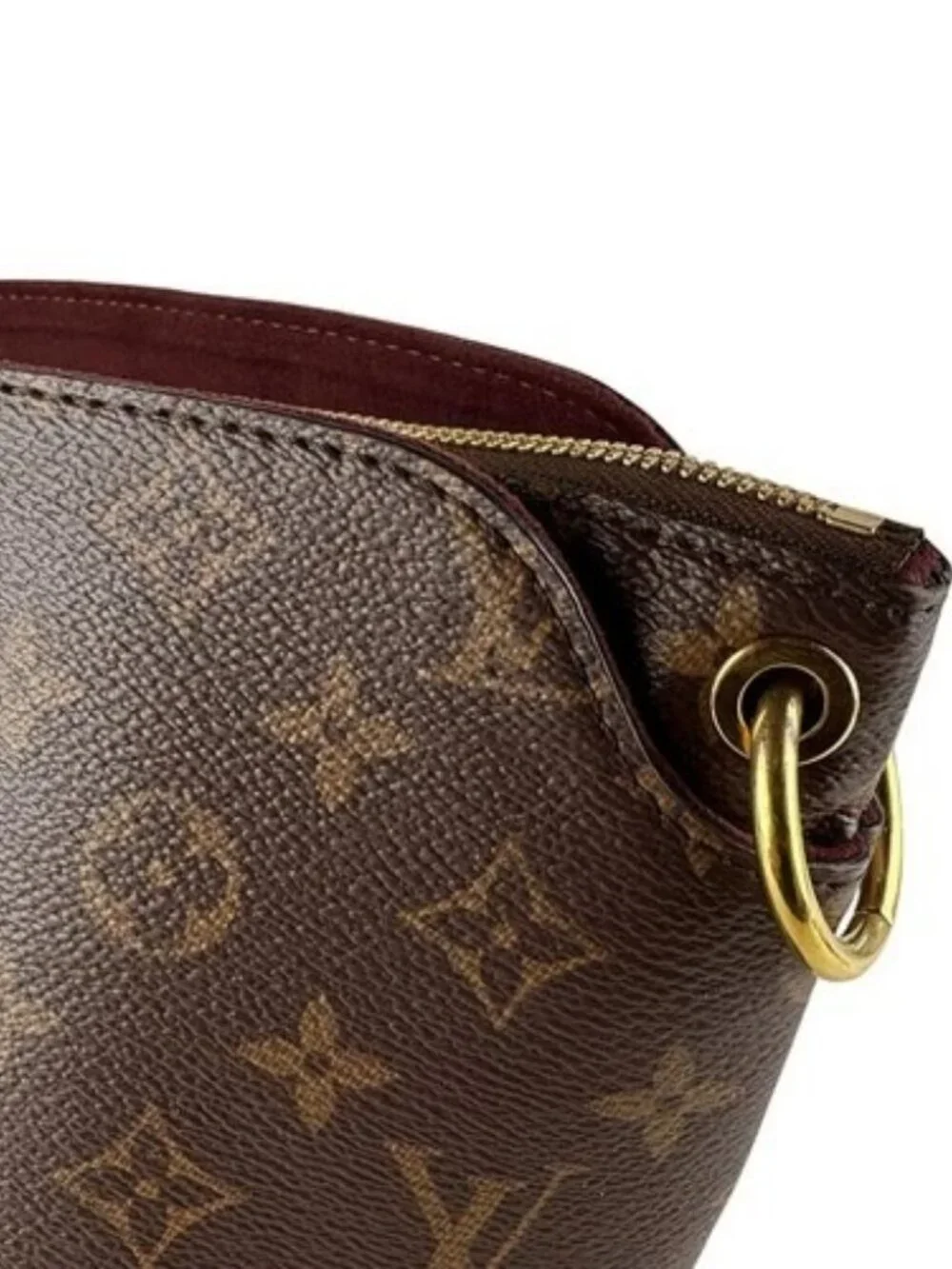 Auth LOUIS VUITTON Flower Zipped Tote MM Handbag Shoulder Bag M44348 - z9877 - Picture 7 of 15